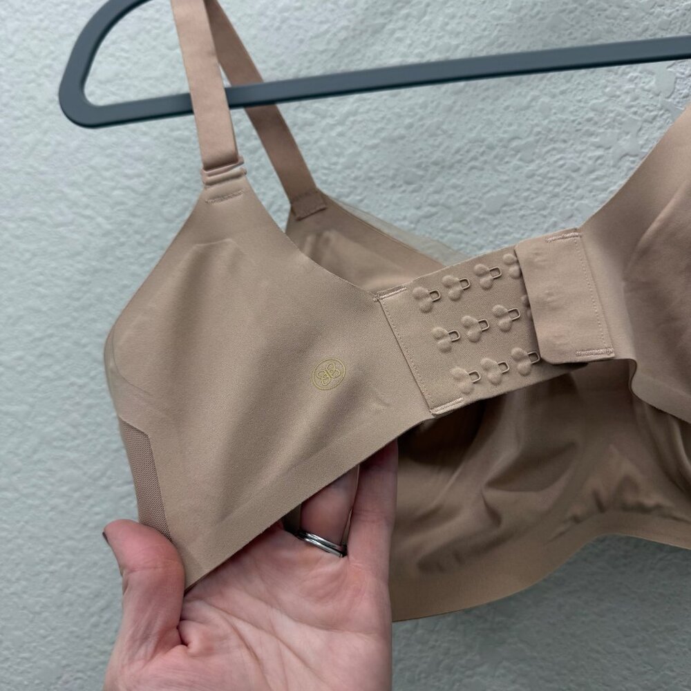 Honeylove CrossOver VNeck Criss Cross Mesh Bra LWBR0302V3 Womens sz Large 38B/C - Picture 5 of 6